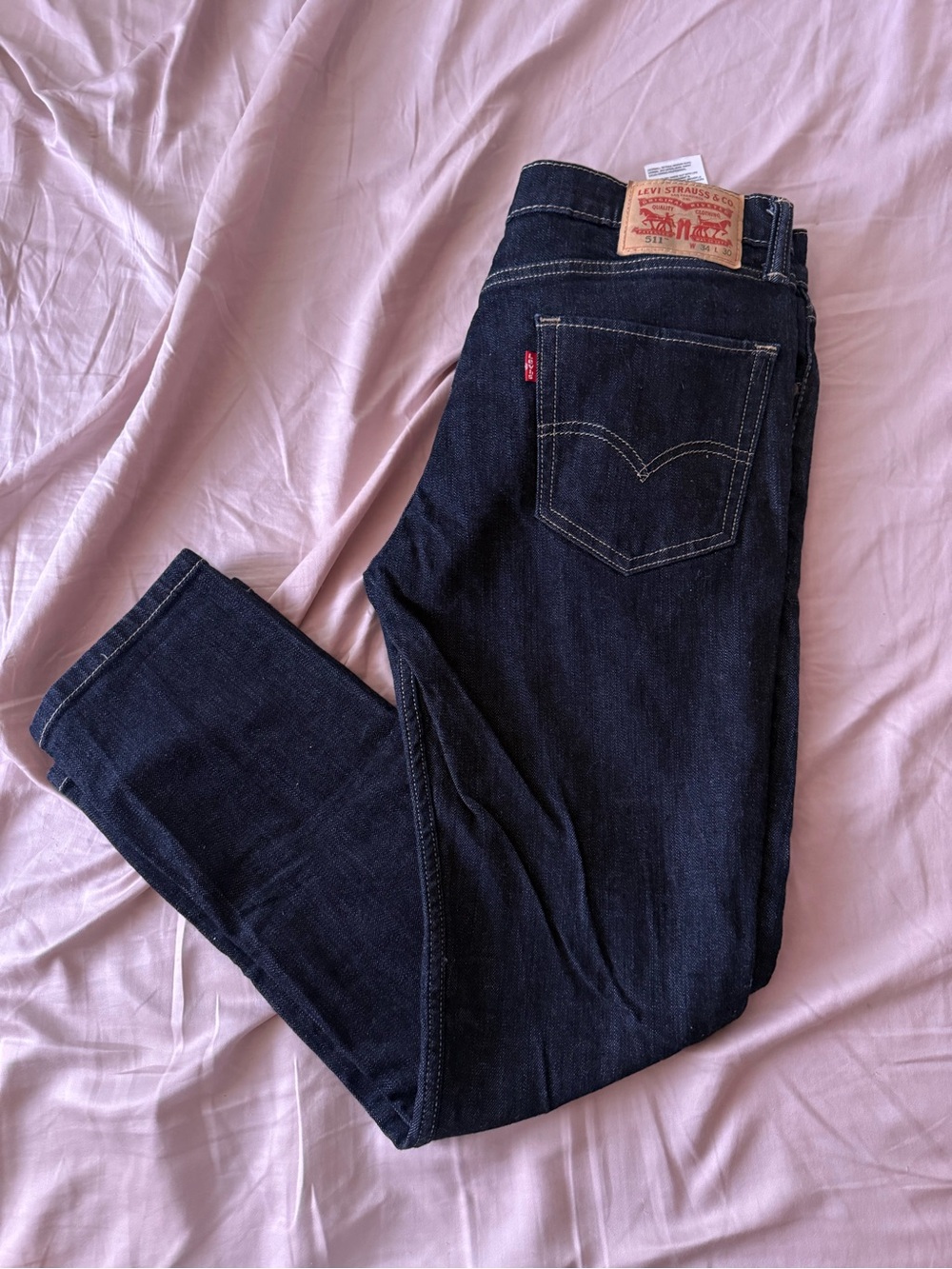 Levi's Men's Dark Blue Slim Fit Jeans
